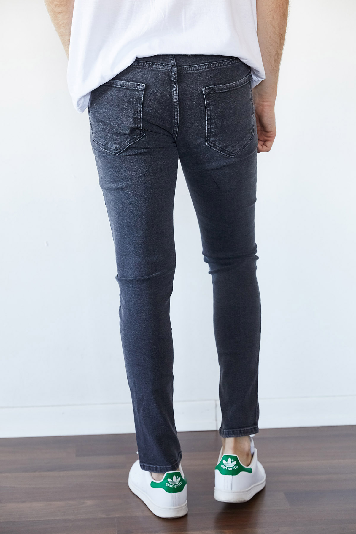 Antrasit Melanj Slim Fit Jean Pantolon 1KXE5-44255-47 - 3