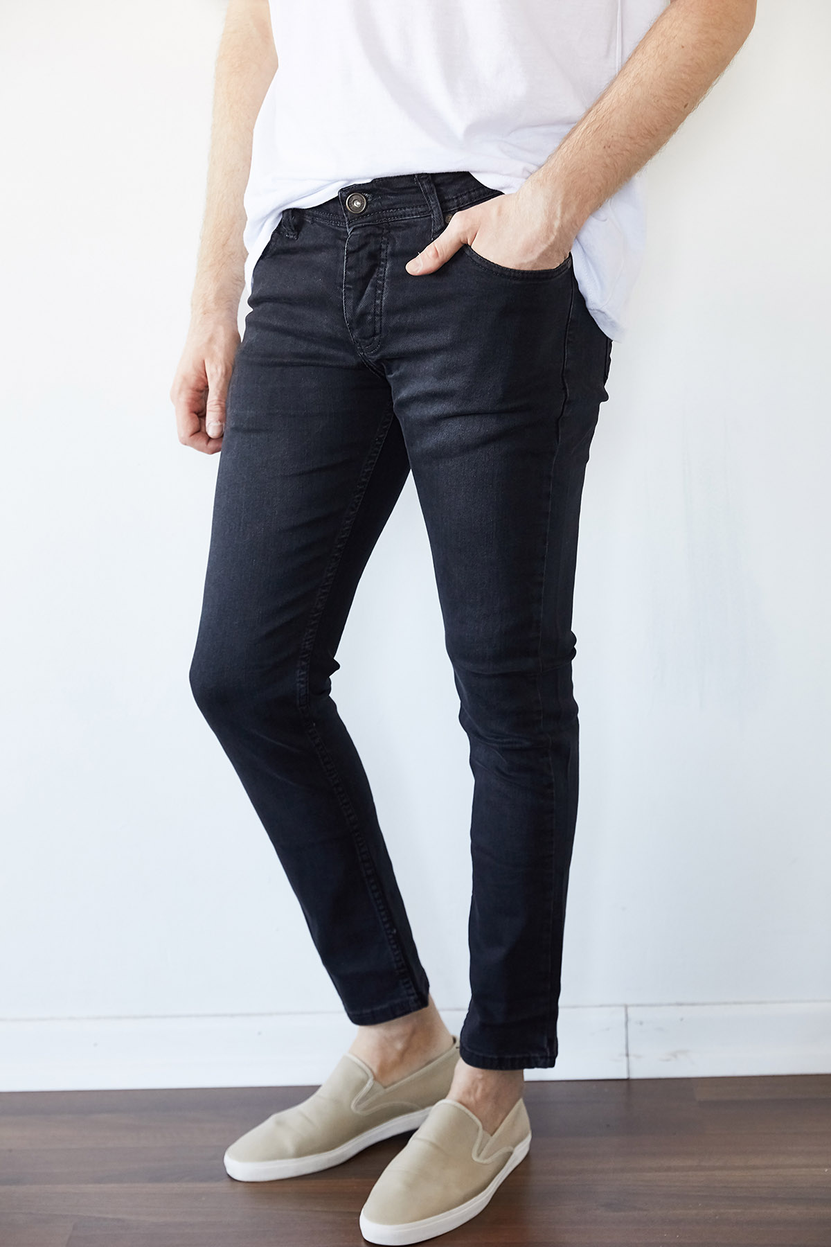 Antrasit Slim Fit Jean Pantolon 1KXE5-44255-36 