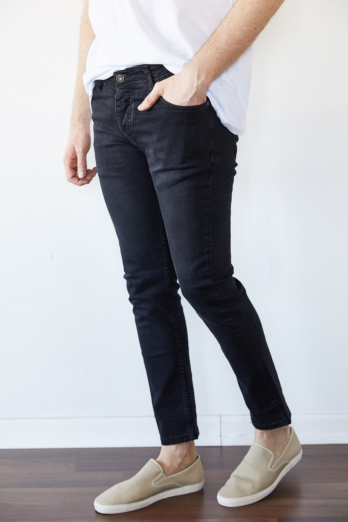 Antrasit Slim Fit Jean Pantolon 1KXE5-44255-36 - 2