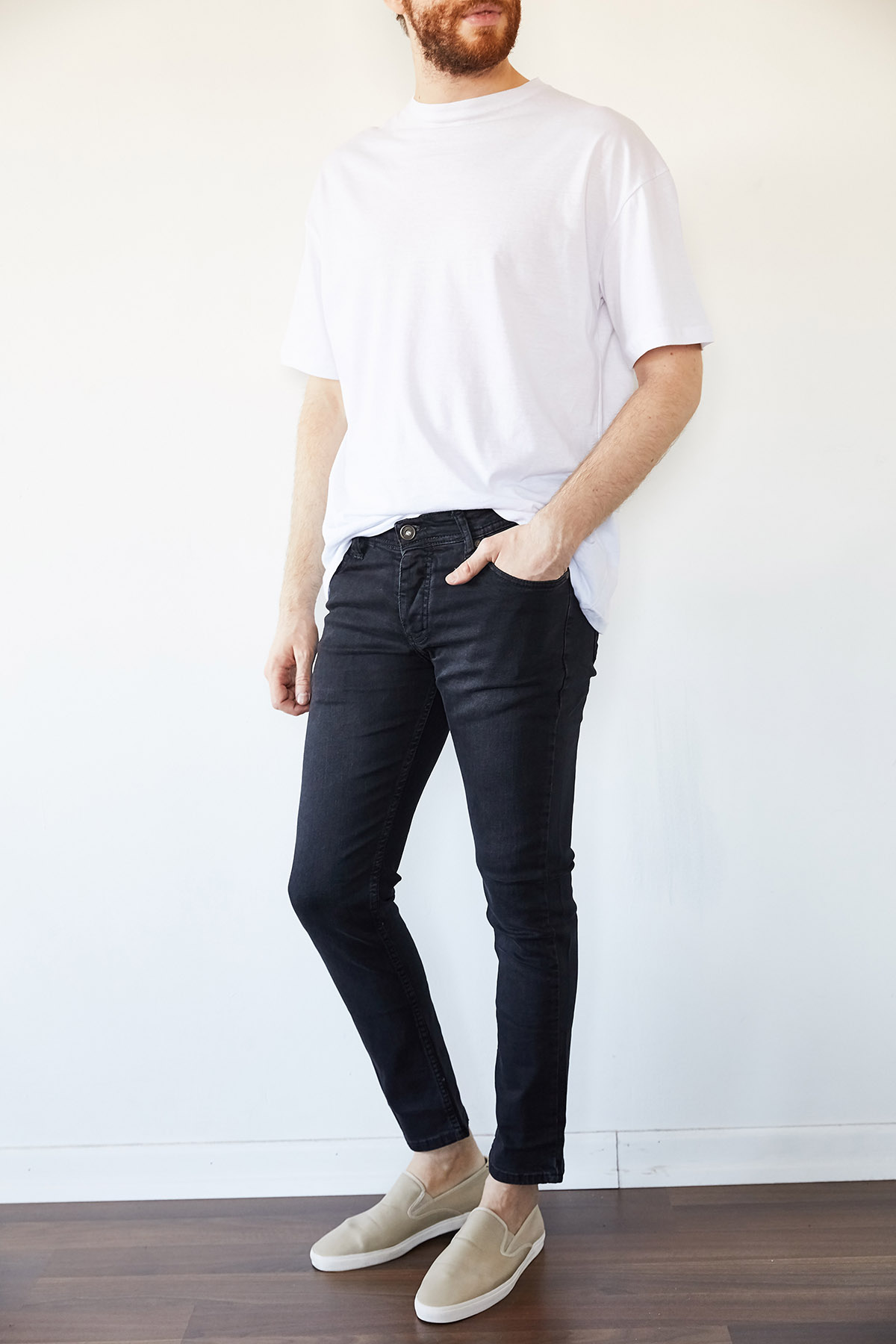 Antrasit Slim Fit Jean Pantolon 1KXE5-44255-36 - 4