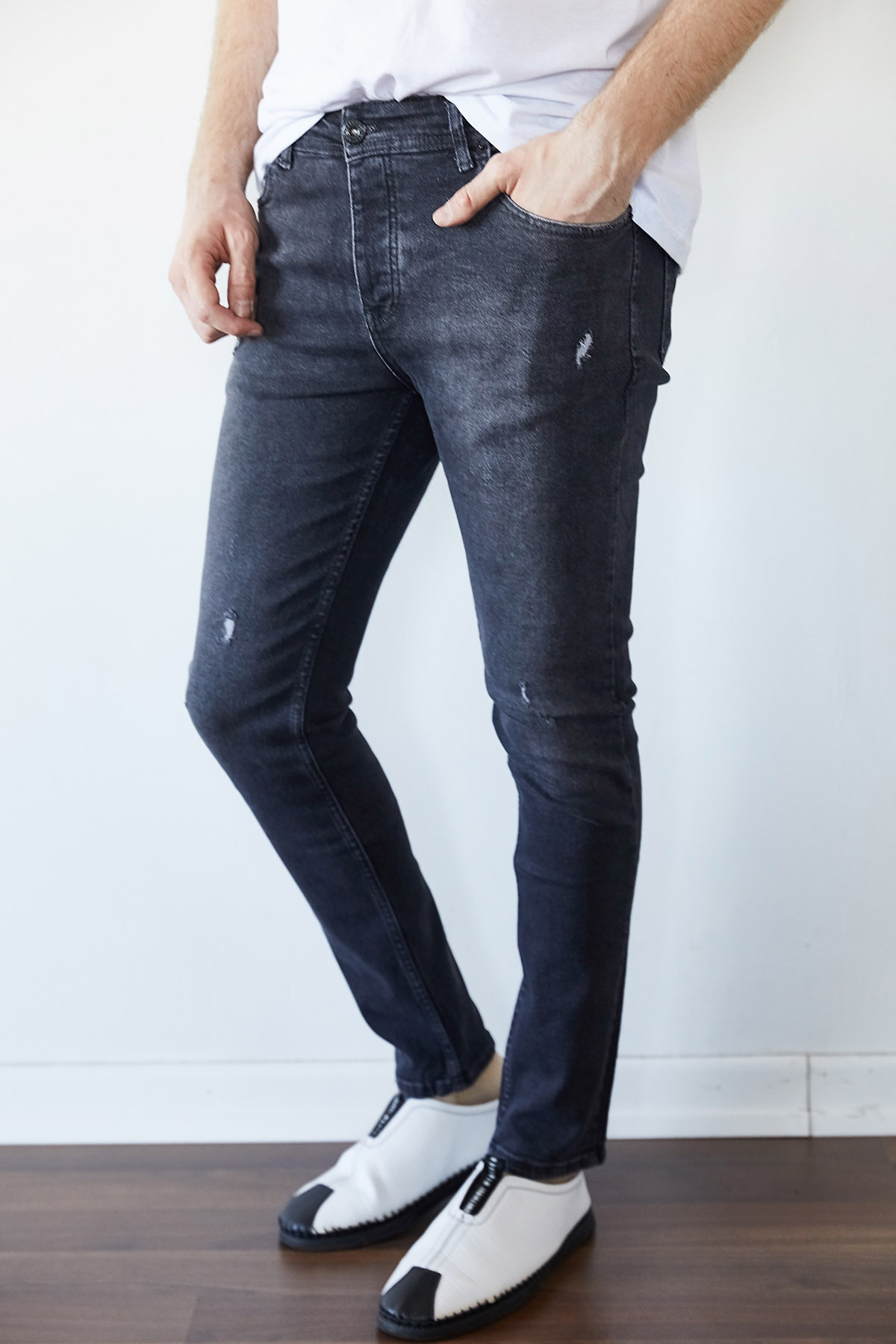 XHAN - Antrasit Slim Fit Jean Pantolon 1KXE5-44256-36