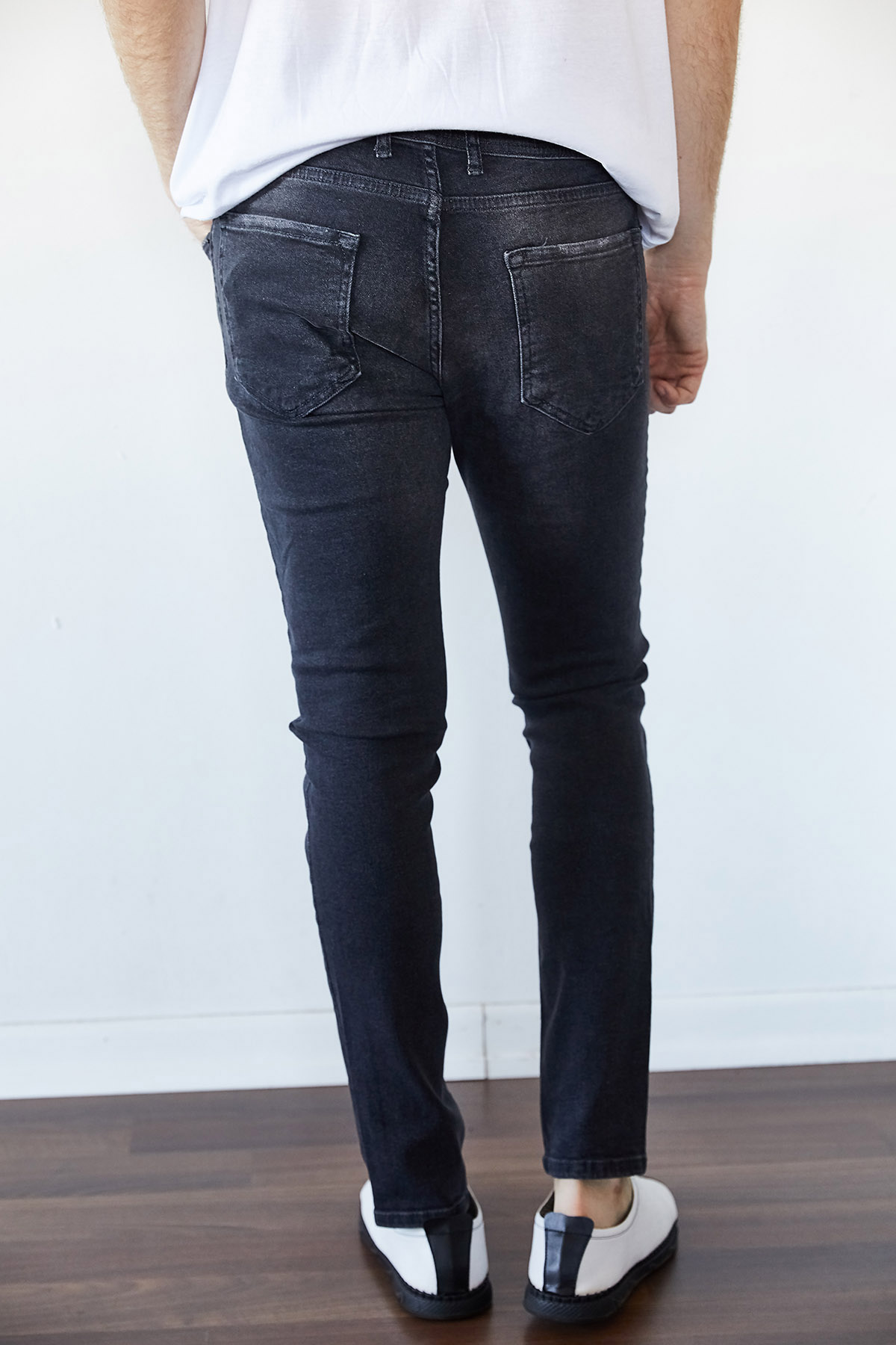Antrasit Slim Fit Jean Pantolon 1KXE5-44256-36 - 3