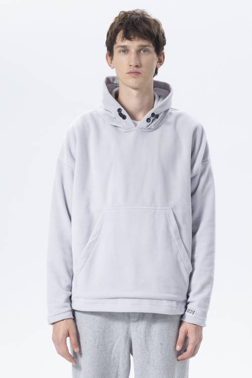 Bebe Mavisi Oversize Kapüşonlu Polar Sweatshirt 2KXE8-45511-55 - 1