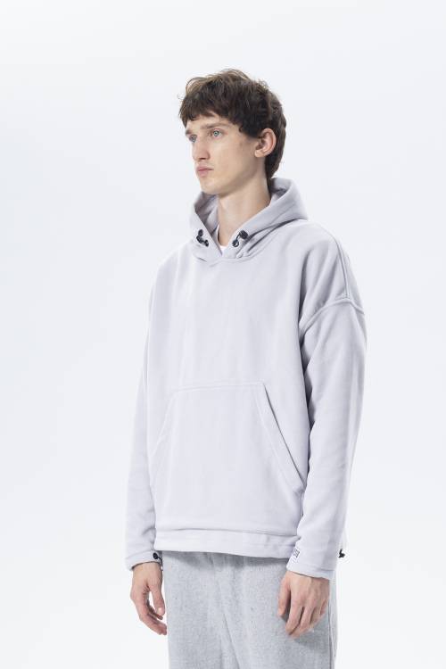 Bebe Mavisi Oversize Kapüşonlu Polar Sweatshirt 2KXE8-45511-55 - 2