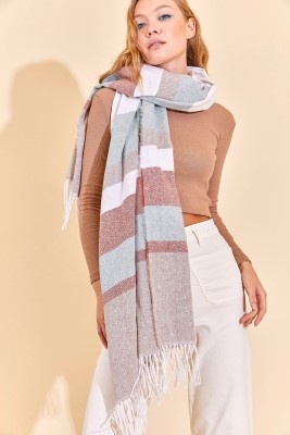 Bebe Mavisi Renk Geçişli Atkı 3KXK9-46445-55 