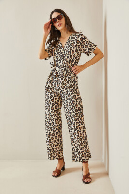 Bej Leopar Desenli Salaş Tulum 5YXK6-48667-25 - 3