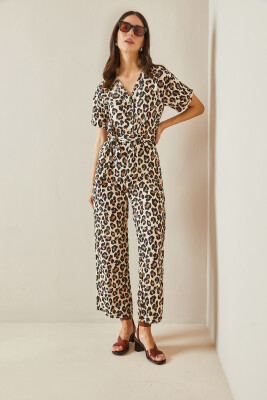 Bej Leopar Desenli Salaş Tulum 5YXK6-48667-25 - 4