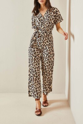 Bej Leopar Desenli Salaş Tulum 5YXK6-48667-25 - 1