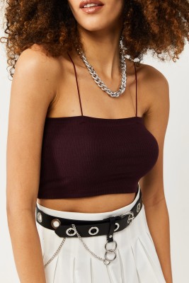 Bordo İp Askılı Kaşkorse Atlet 3YXK2-47129-05 - 4