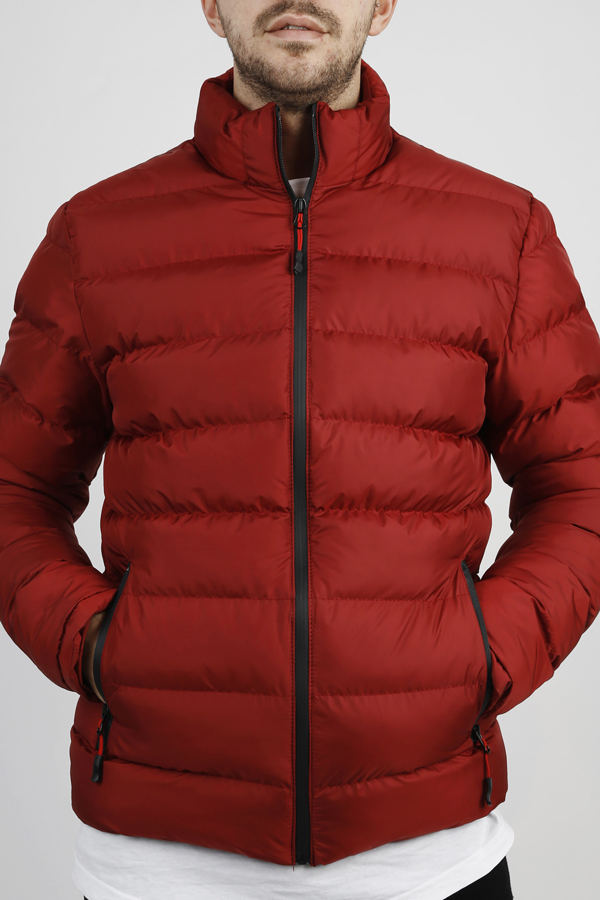 Bordo Şişme Mont 1KXE4-44345-05 - 4