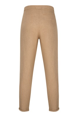 Camel Beli Lastikli Salaş Keten Pantolon 2YXE5-45931-30 - 3