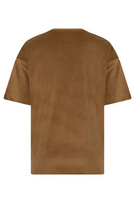 Camel Freedom Nakışlı Fitilli Oversize T-Shirt 2YXE2-45986-30 - Thumbnail