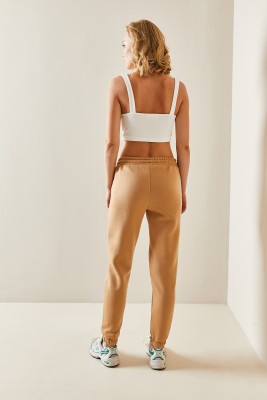 Camel Rengi Baskılı Jogger Eşofman Altı 3YXK8-47523-53 - 6