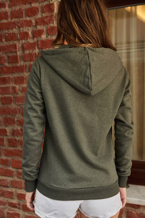 Haki Fermuarlı Sweat 9YXK8-41725-09 - 2