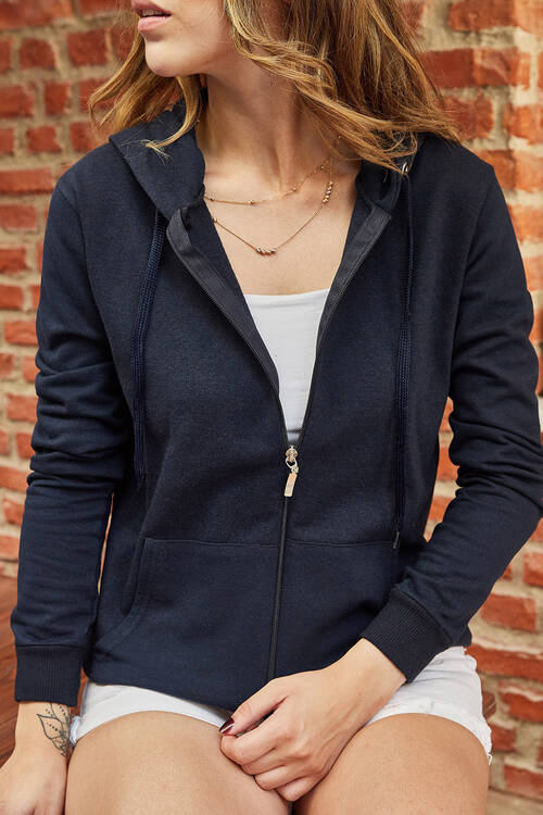 Lacivert Fermuarlı Sweat 9YXK8-41725-14 - 1