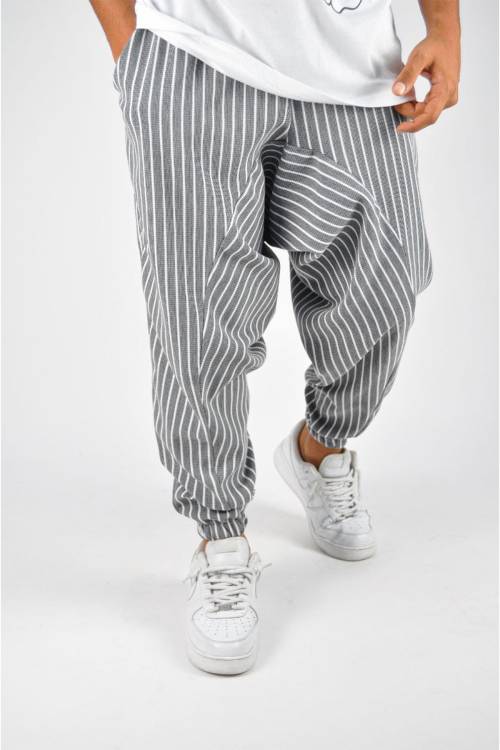 Gri Bol Kesim Şalvar Pantolon 3YXE5-47562-03 - 2