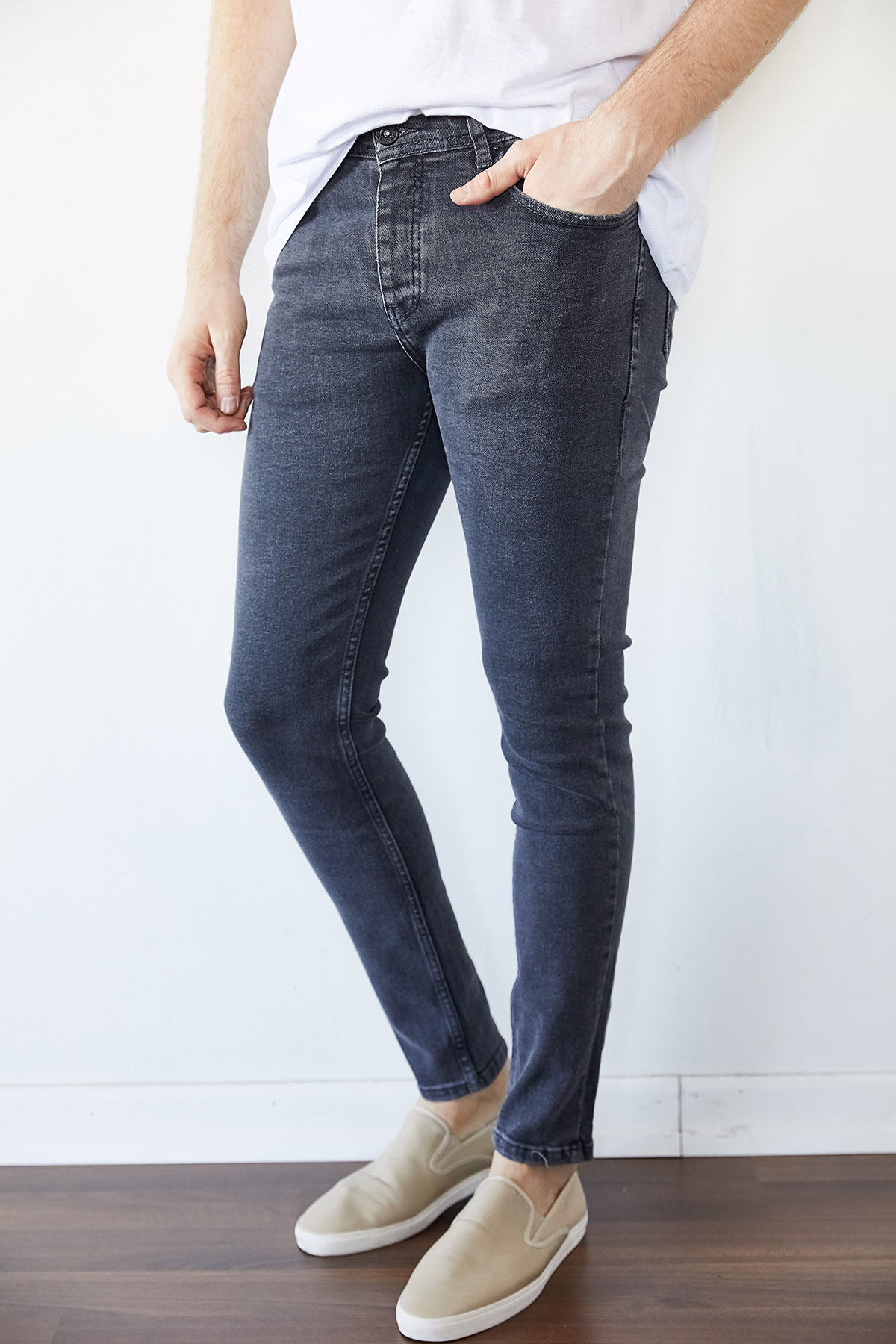 Gri Slim Fit Jean Pantolon 1KXE5-44255-03 - 1