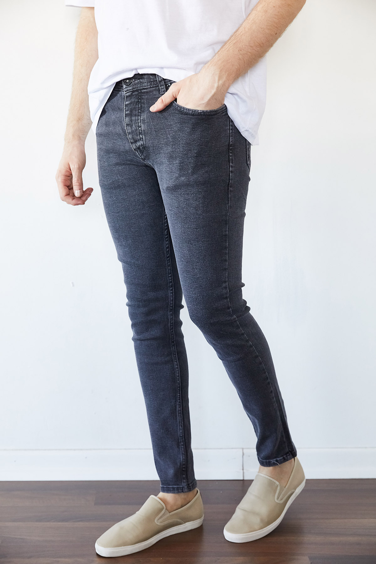 Gri Slim Fit Jean Pantolon 1KXE5-44255-03 - 2