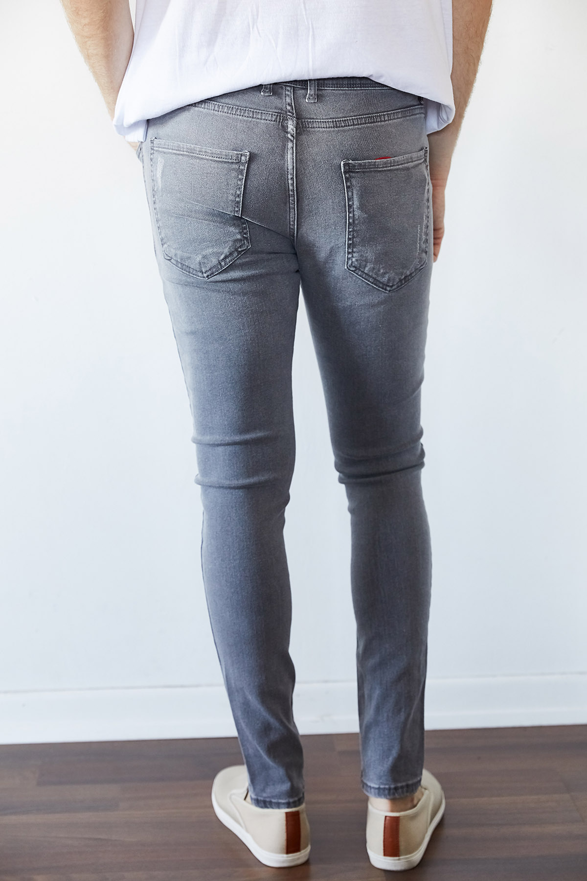 Gri Slim Fit Jean Pantolon 1KXE5-44256-03 - 3