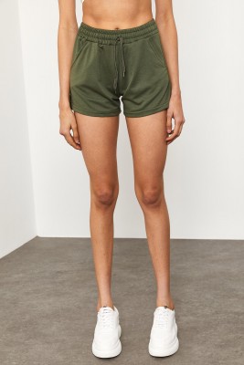 Haki Beli Lastikli Şort 1YXK8-44875-09 - 6