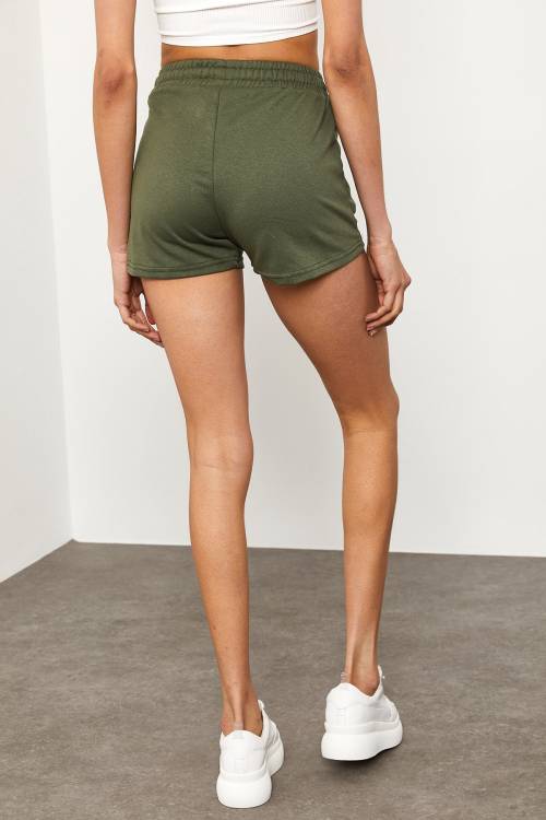 Haki Beli Lastikli Şort 1YXK8-44875-09 - 7