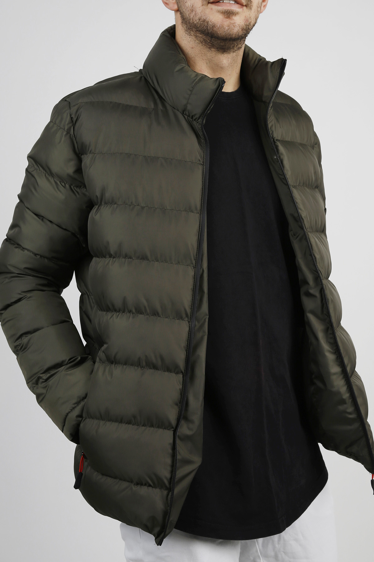 Haki Şişme Mont 1KXE4-44345-09 - 2