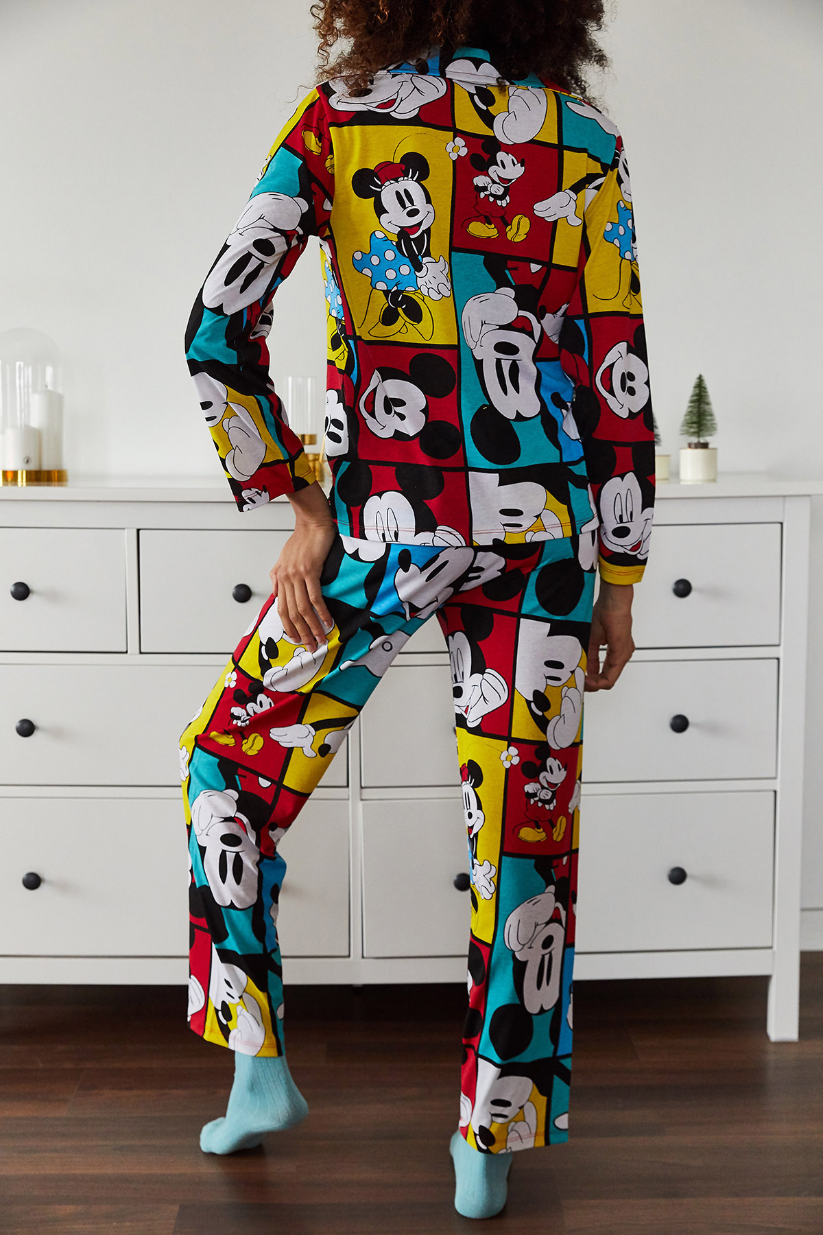 Hardal Baskılı Pijama Takımı 1KXK8-44695-37 - 6