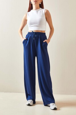 İndigo Beli Lastikli Bol Paça Eşofman Altı 5YXK8-48182-27 