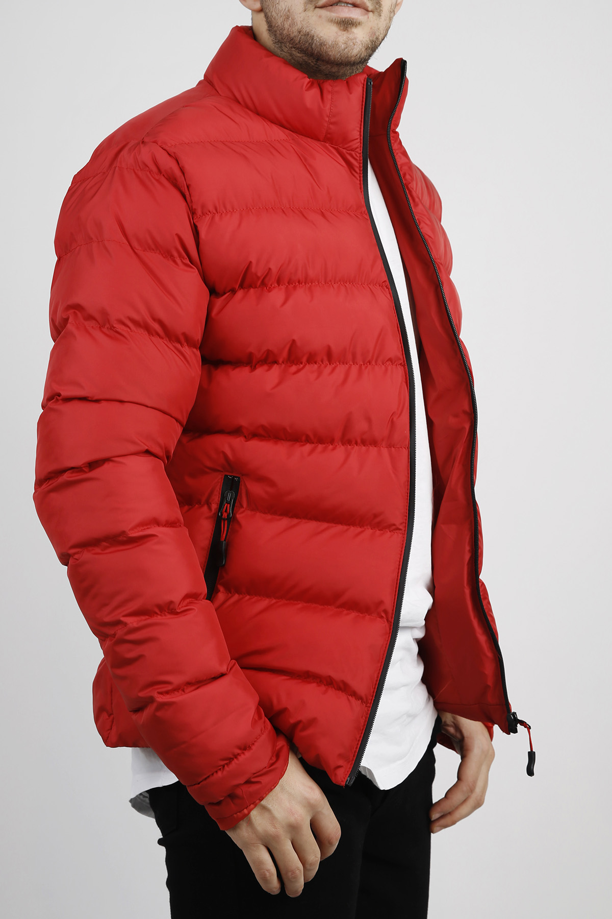 Kırmızı Şişme Mont 1KXE4-44345-04 