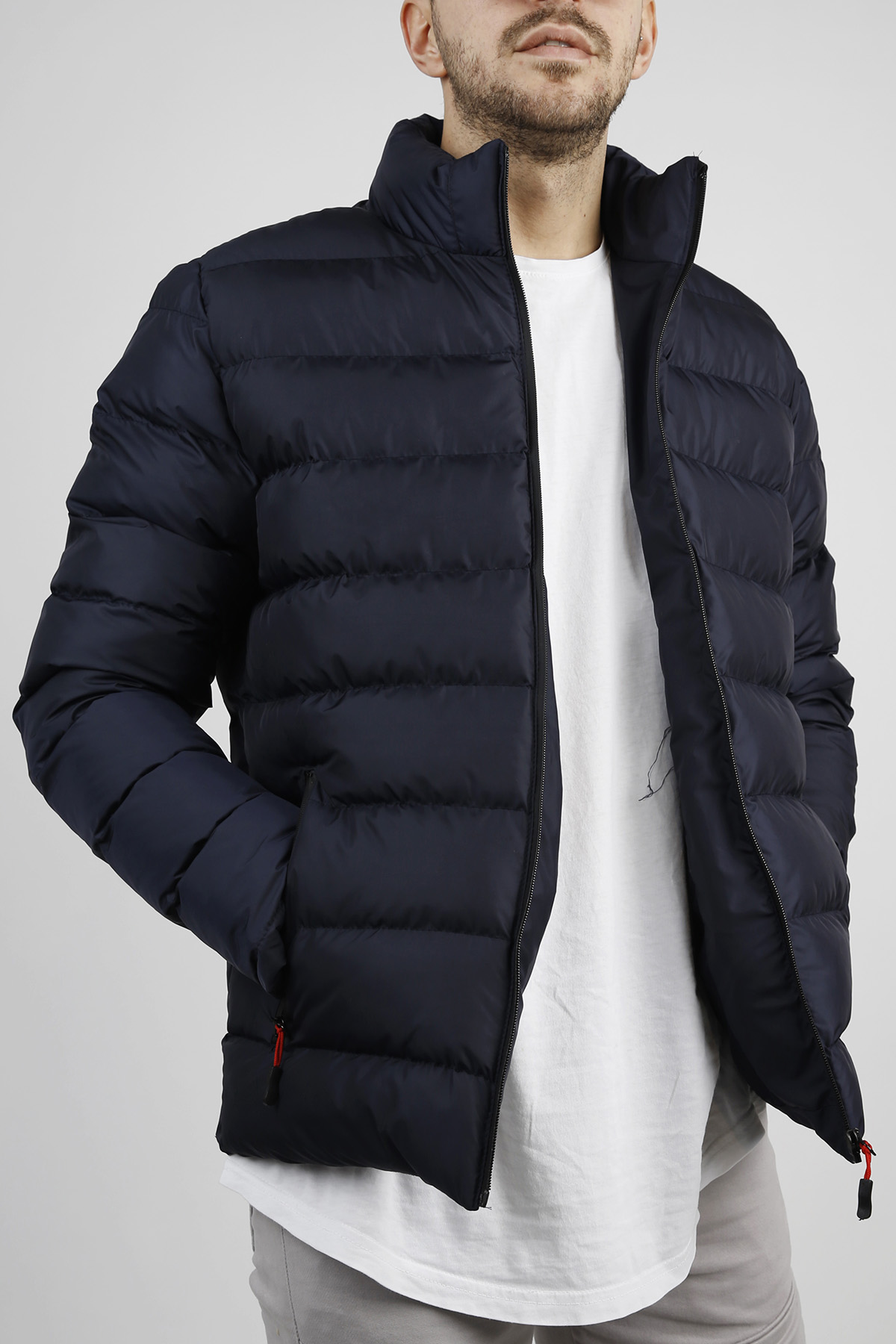 Lacivert Şişme Mont 1KXE4-44345-14 