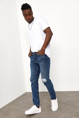 XHAN - Mavi Slim Fit Jeans 1YXE5-44991-12