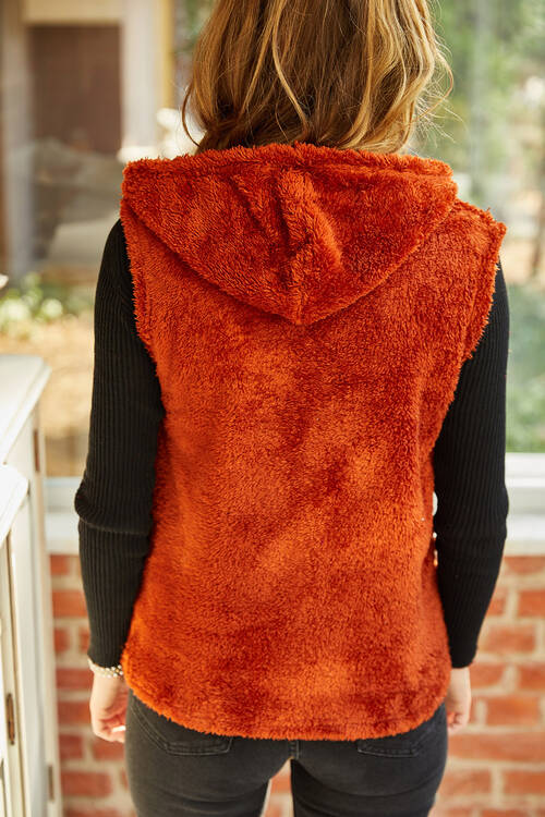Kiremit Peluş Yelek 9YXK4-41824-16 - 2