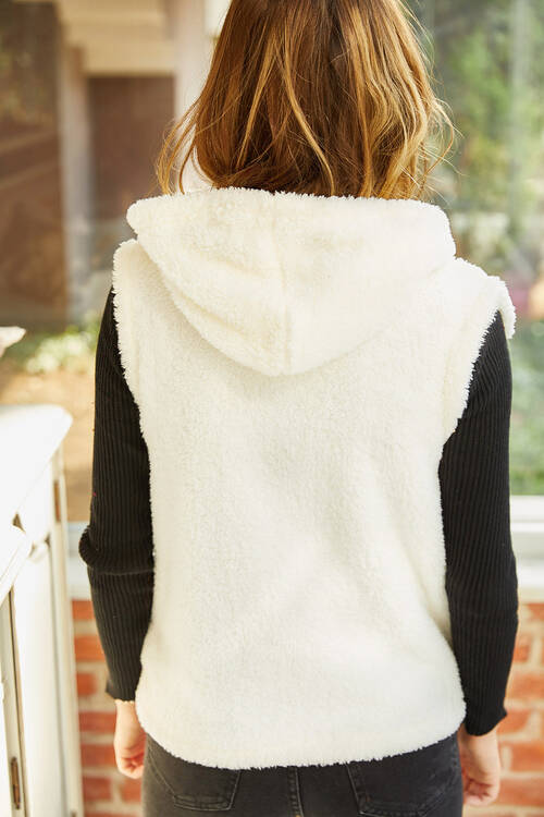 Ekru Peluş Yelek 9YXK4-41824-52 - 2