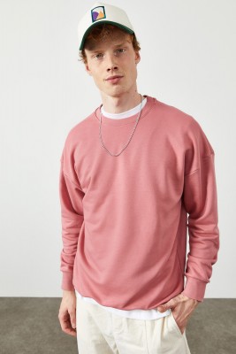 Pembe Düz Sweatshirt 2KXE8-45349-20 