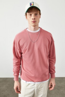 Pembe Düz Sweatshirt 2KXE8-45349-20 - 2