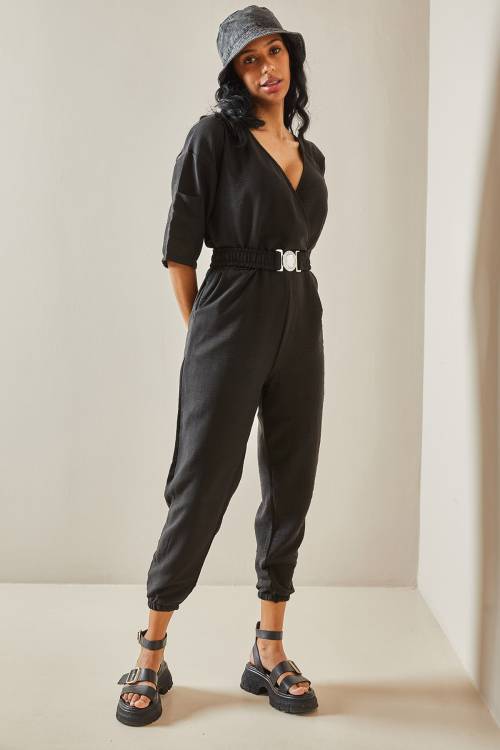 Siyah Beli Kemerli Tulum 3YXK6-47404-02 - 2