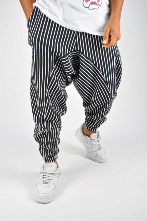 XHAN - Siyah Bol Kesim Şalvar Pantolon 3YXE5-47562-02
