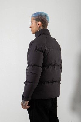 Siyah Çift Cepli Oversize Şişme Mont 3KXE4-46520-02 - 3