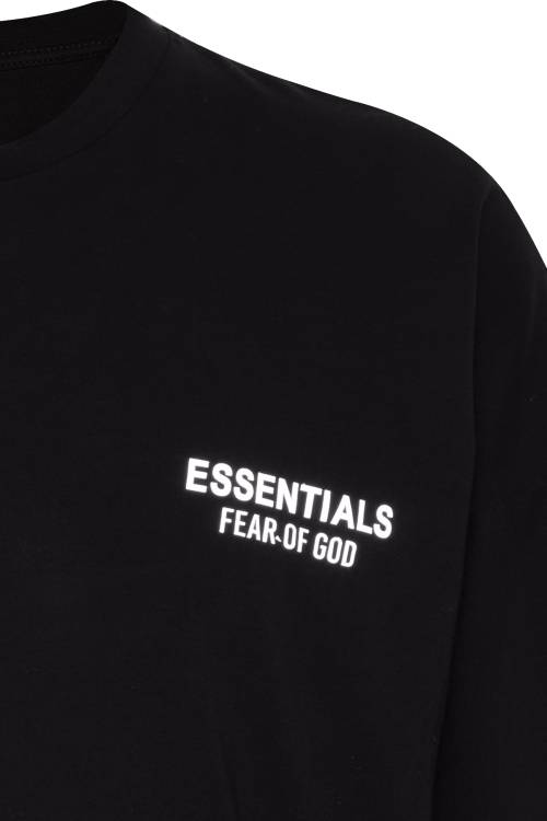 Siyah Essentials Oversize Tişört 2YXE2-45994-02 - 2