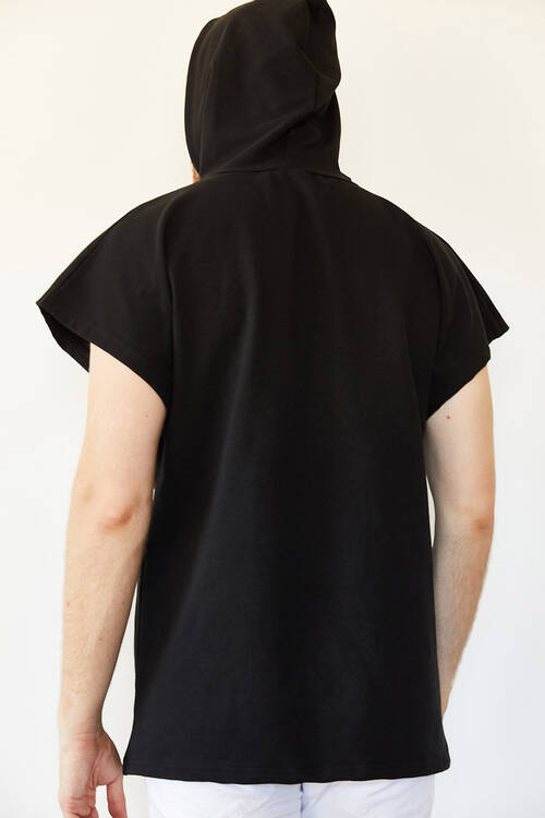 Siyah Kolsuz Sweatshirt 0YXE8-44068-02 - 2