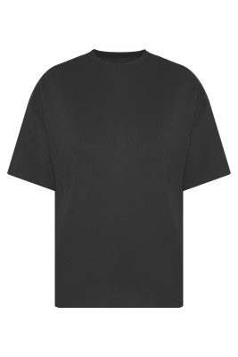 XHAN - Siyah Oversize T-Shirt 2YXE2-45988-02