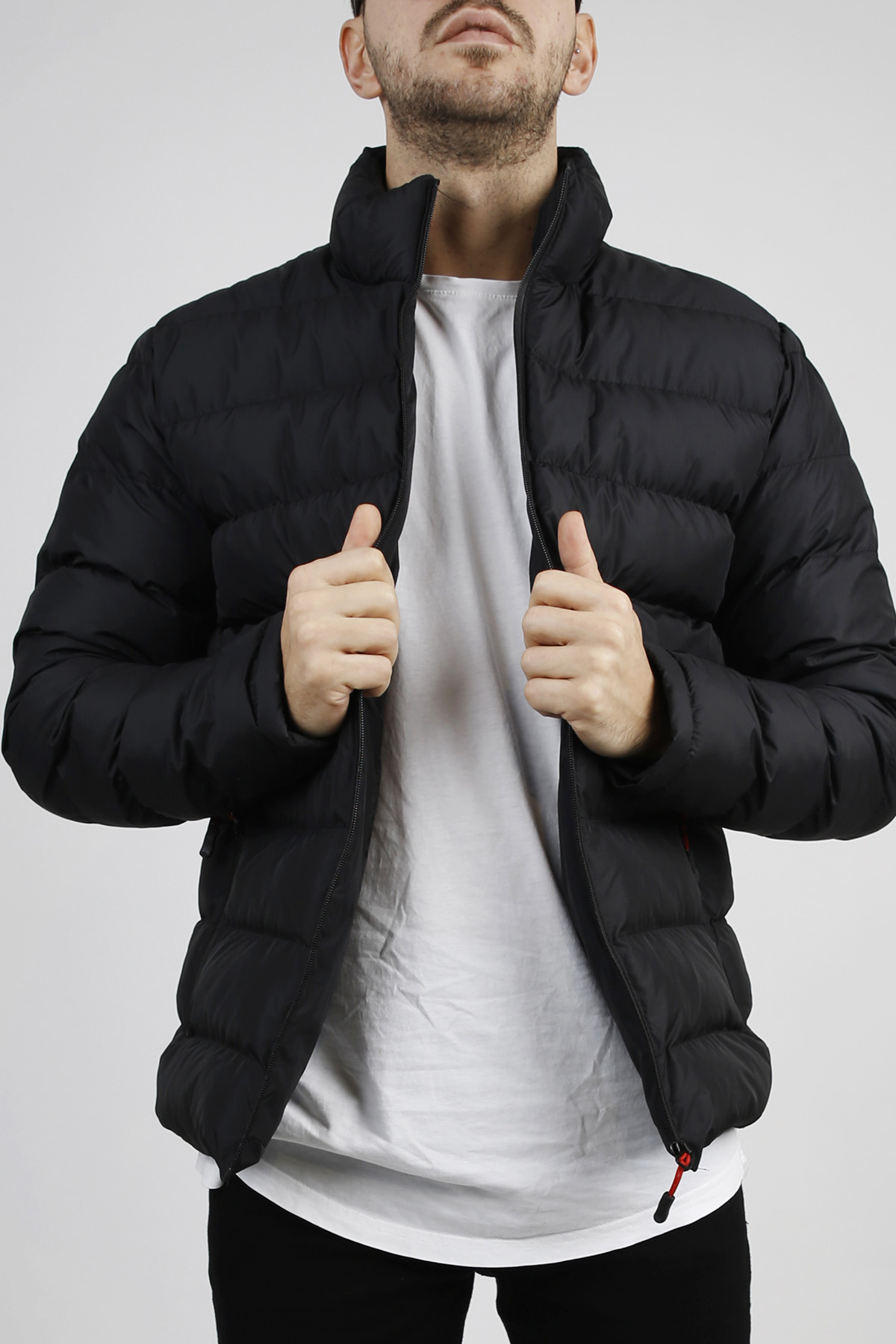 Siyah Şişme Mont 1KXE4-44345-02 - 2