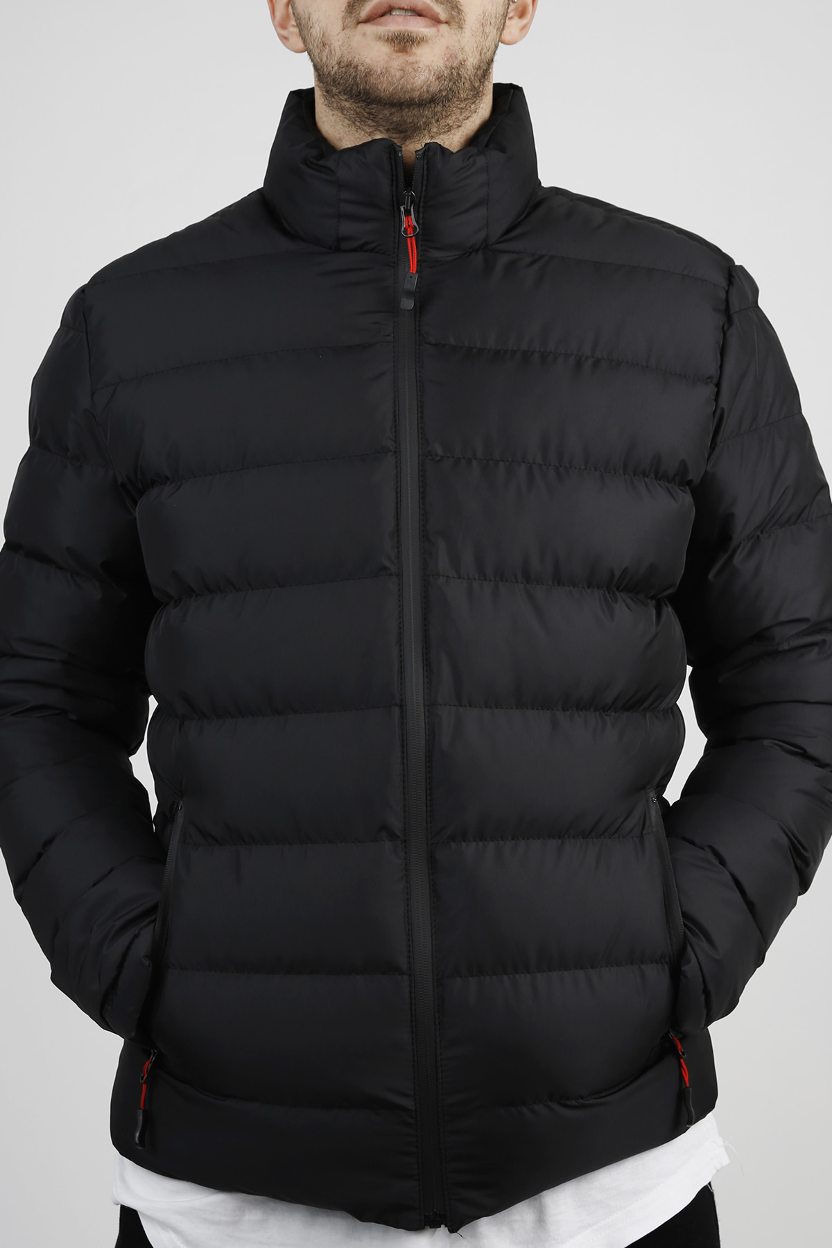 Siyah Şişme Mont 1KXE4-44345-02 - 4