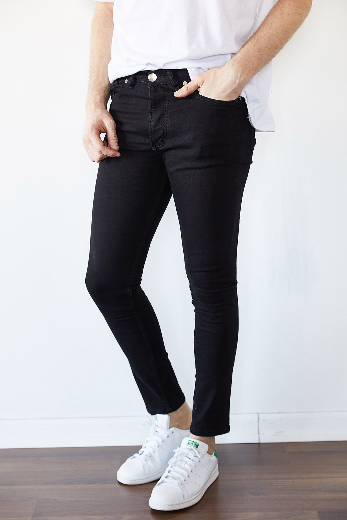 Siyah Slim Fit Jean Pantolon 1KXE5-44255-02 