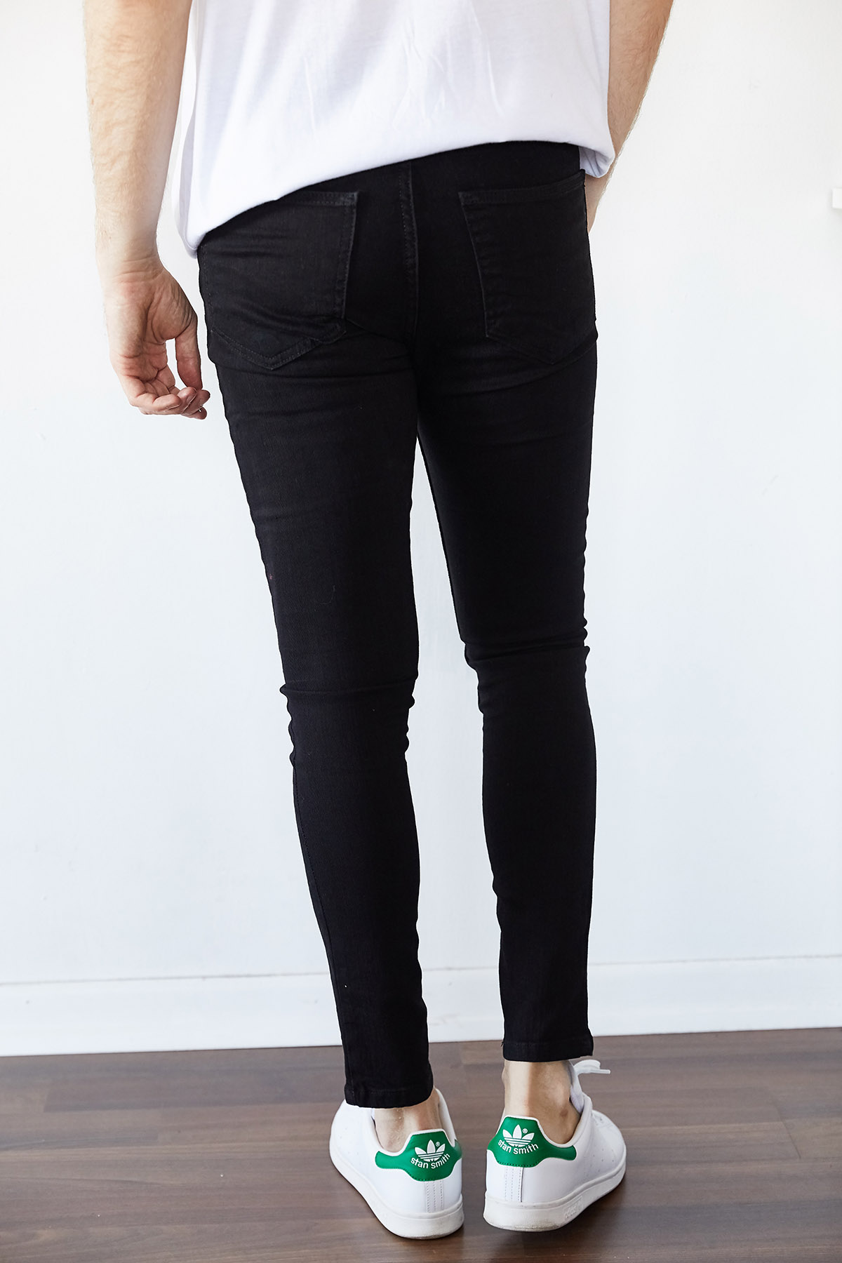 Siyah Slim Fit Jean Pantolon 1KXE5-44255-02 - 3