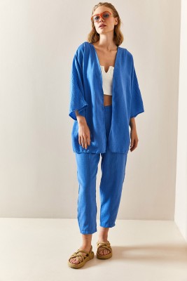 Turkuaz Salaş Kimono Takım 3YXK8-47342-13 