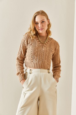Vizon Delikli Crop Kazak 3YXK3-47506-29 - 4