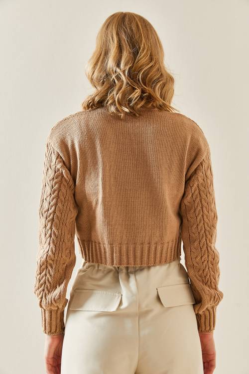 Vizon Delikli Crop Kazak 3YXK3-47506-29 - 6