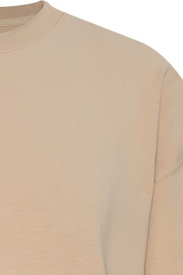 Vizon Kalın Ribanalı Oversize Tişört 2YXE2-45947-29 - 3