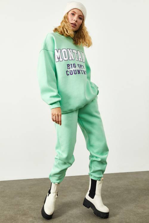 Yeşil Montana Sweat Takım 2KXK8-45489-08 - 1